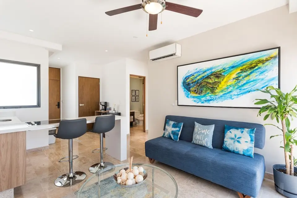 Relax in style! Enjoy this cozy living area.