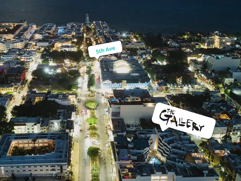 Stunning aerial view of the area.