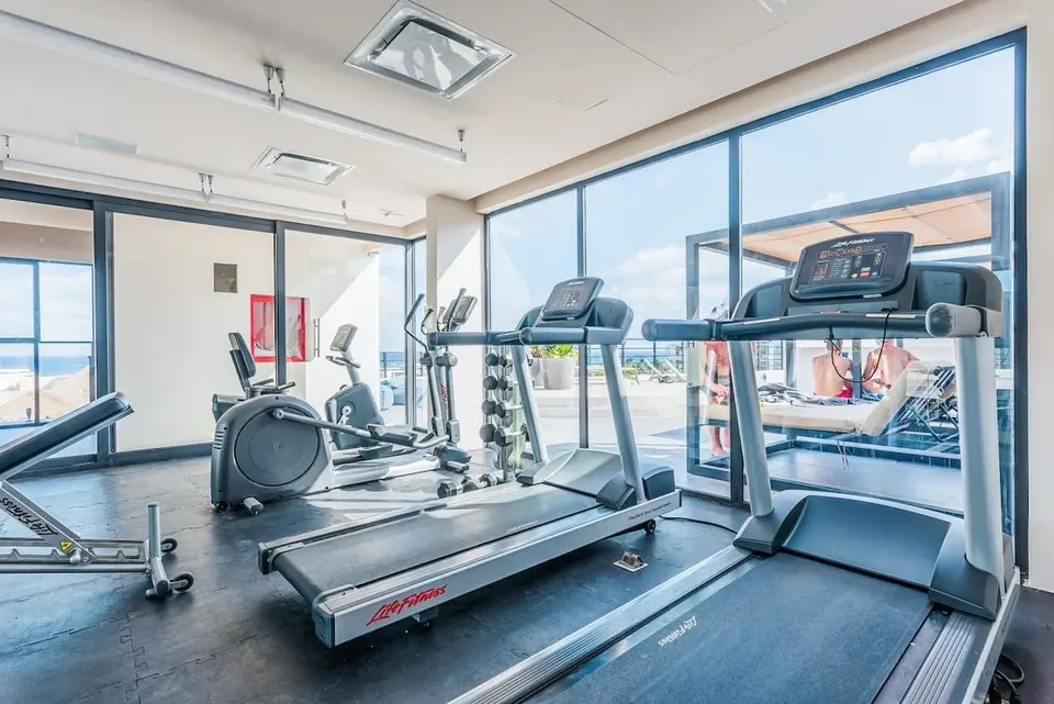 Stay fit in our well-equipped on-site gym.