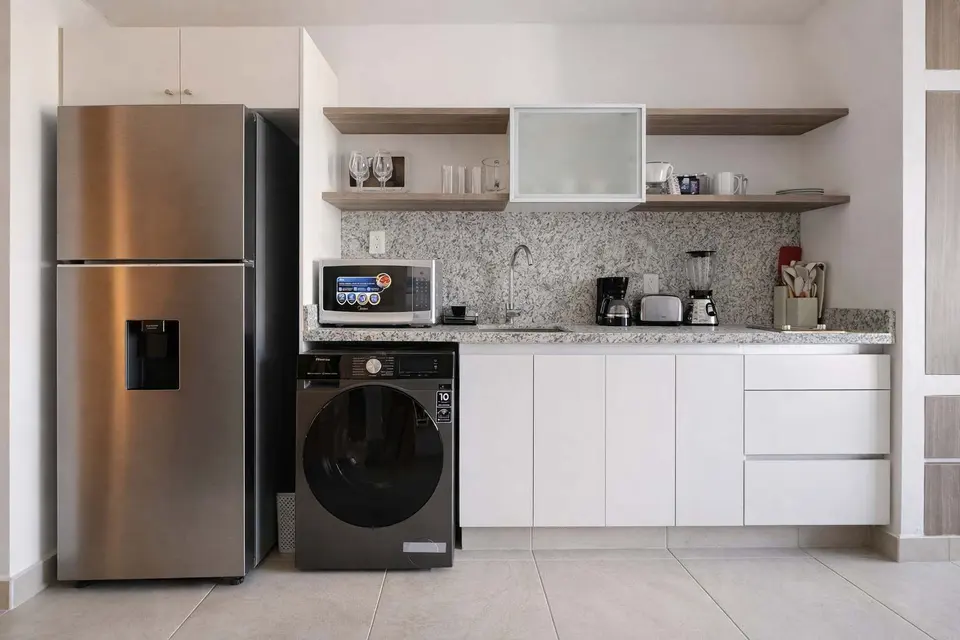 with everything you need to be inside the apartment but feel like you're at home
