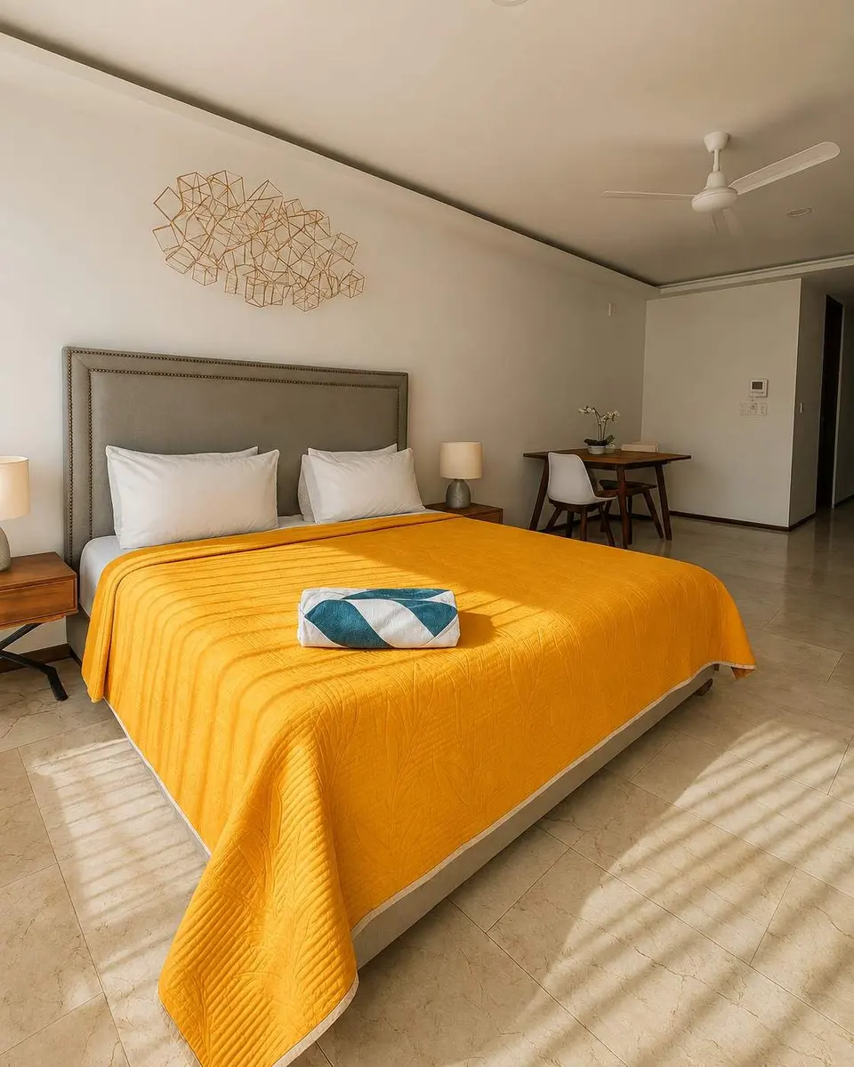 Design and comfort are something you'll find when you stay here.