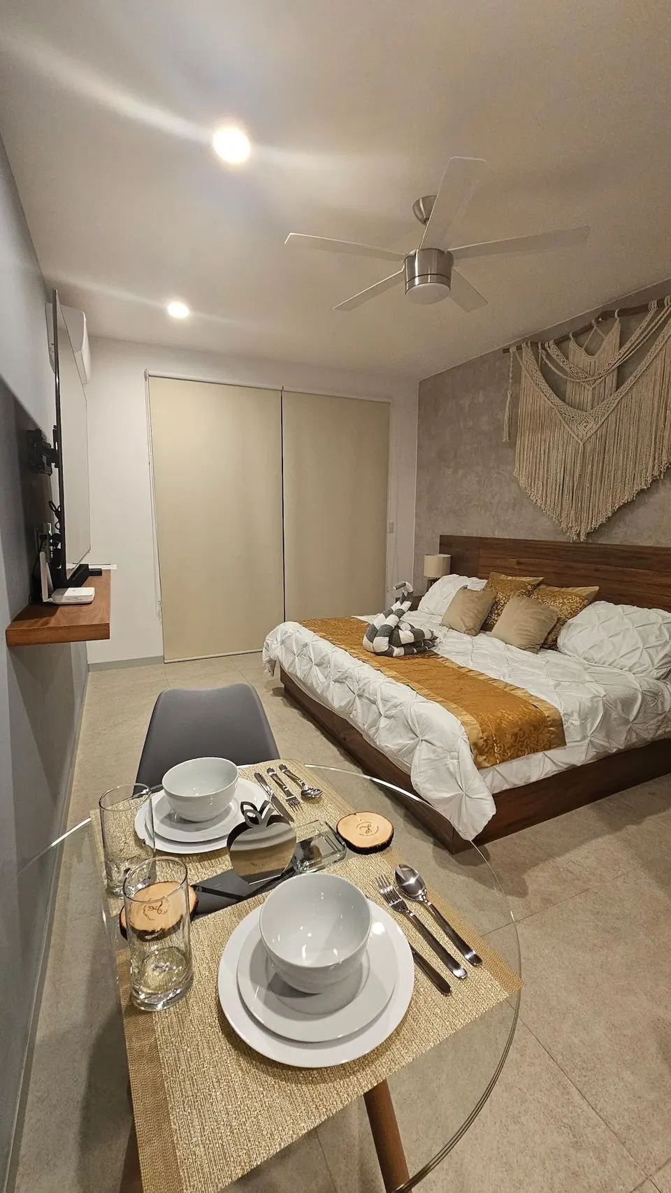 With all the comforts to make you feel at home... but in the Caribbean