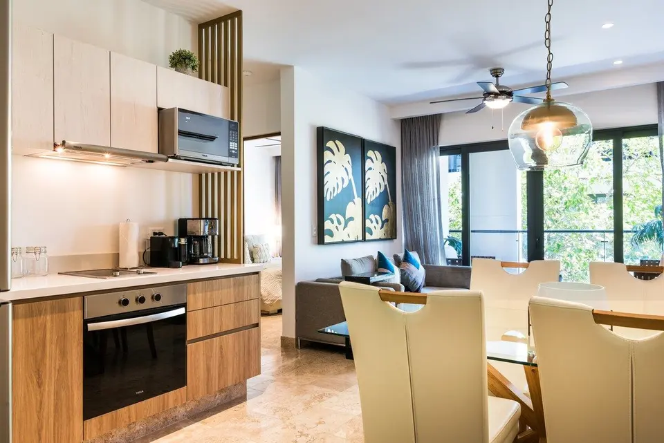 A cozy dining room to share and enjoy