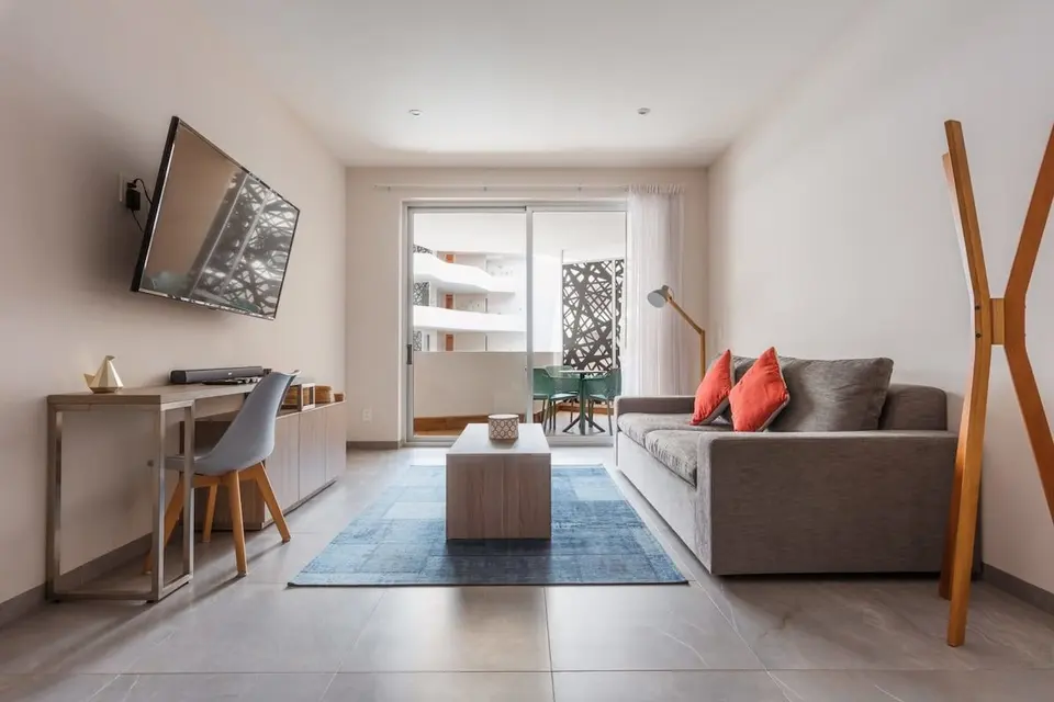 Spacious living area; perfect for relaxing.