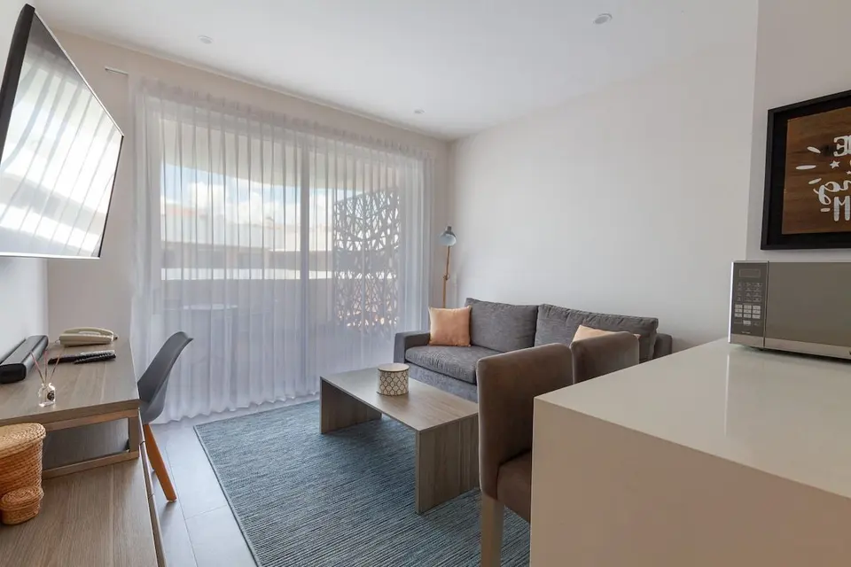 Spacious living area; perfect for relaxation.